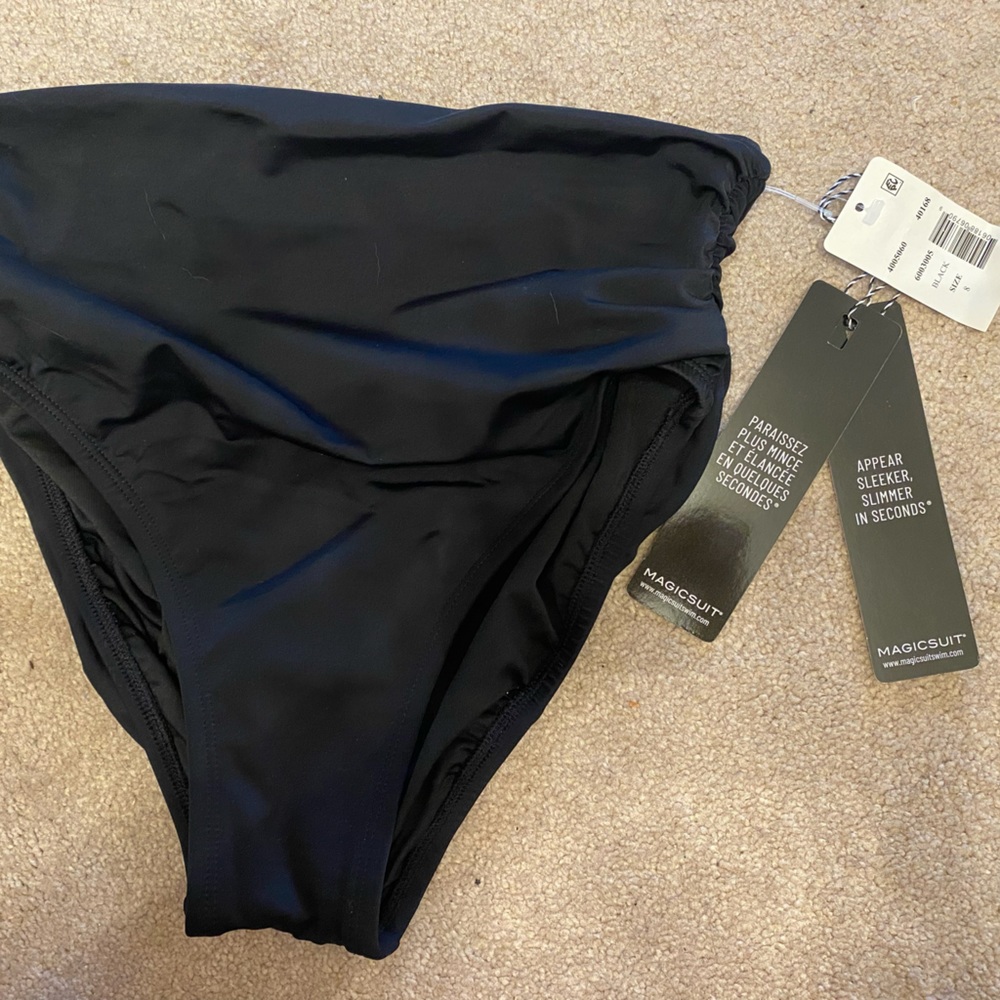 Magicsuit shirred bikini bottom
